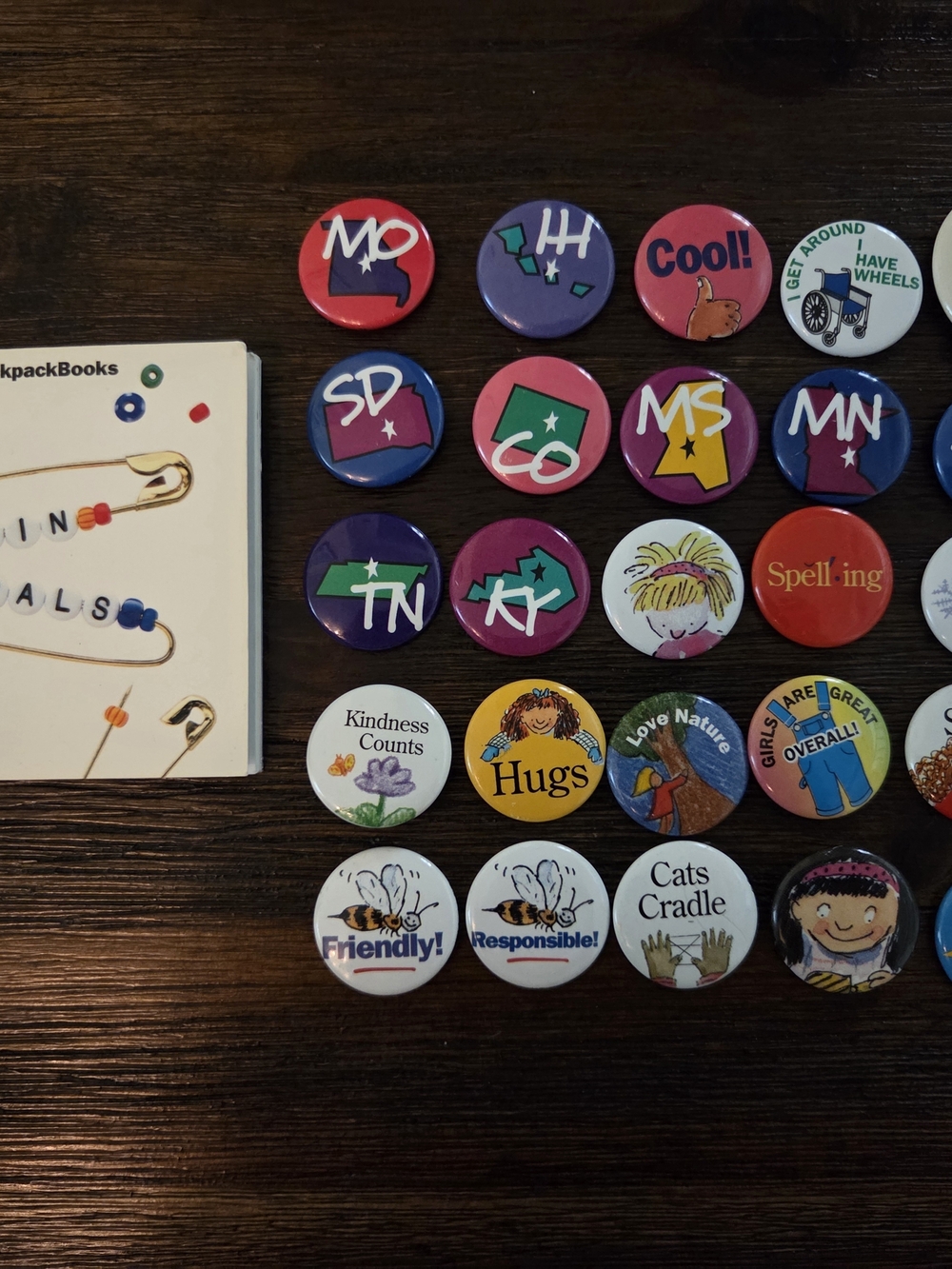 American Girl Pin Pals + Pins Set